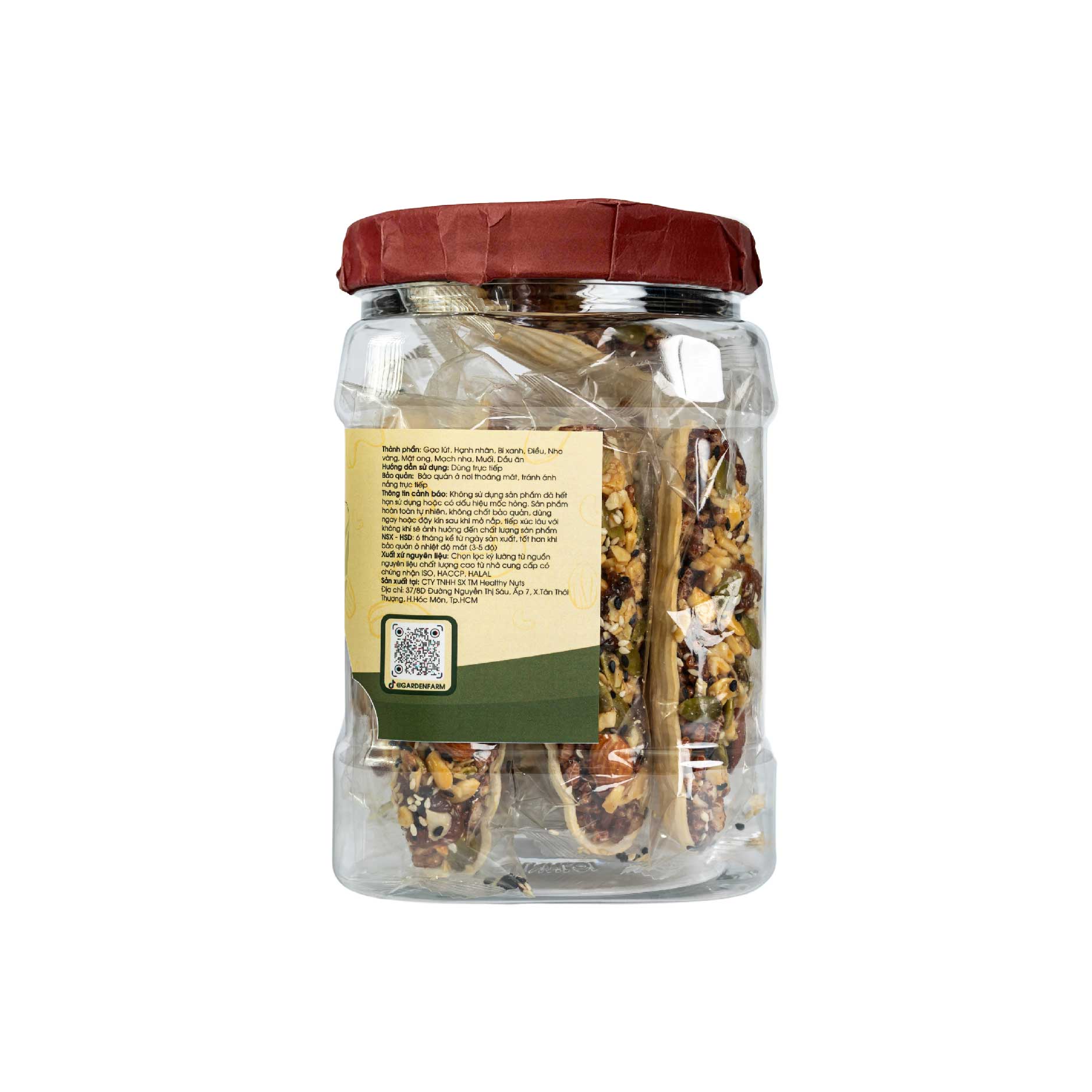 Bánh thuyền dinh dưỡng 200g GARDEN FARM ( QUÀ TẶNG)