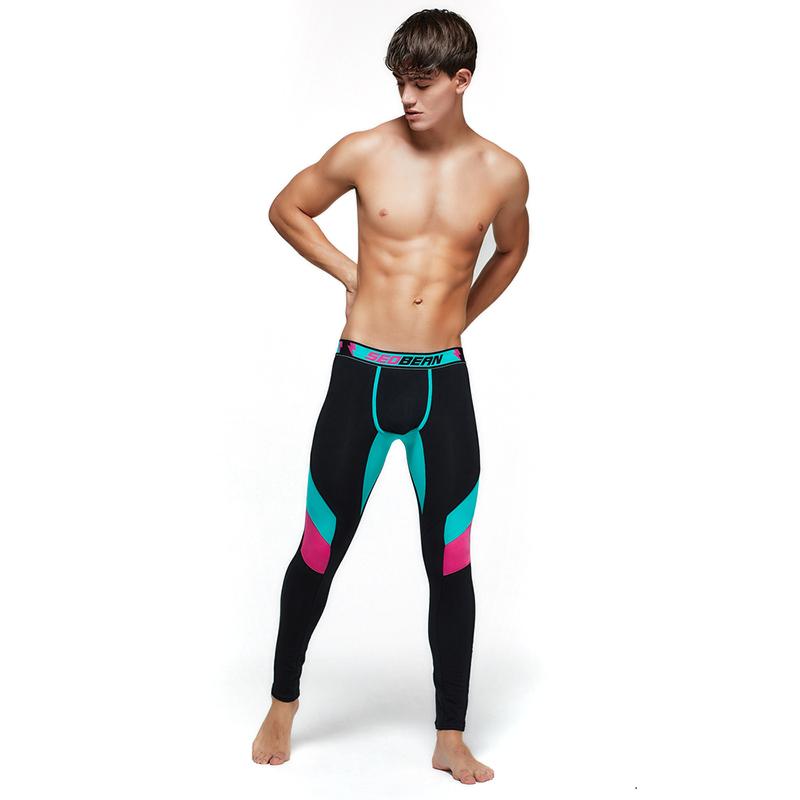 Mới Thu Đông Quần Lót Nam Gợi Cảm Chất Liệu Vải Cotton Dài Johns Ấm Nhiệt Quần Lót Sexy Quần Legging