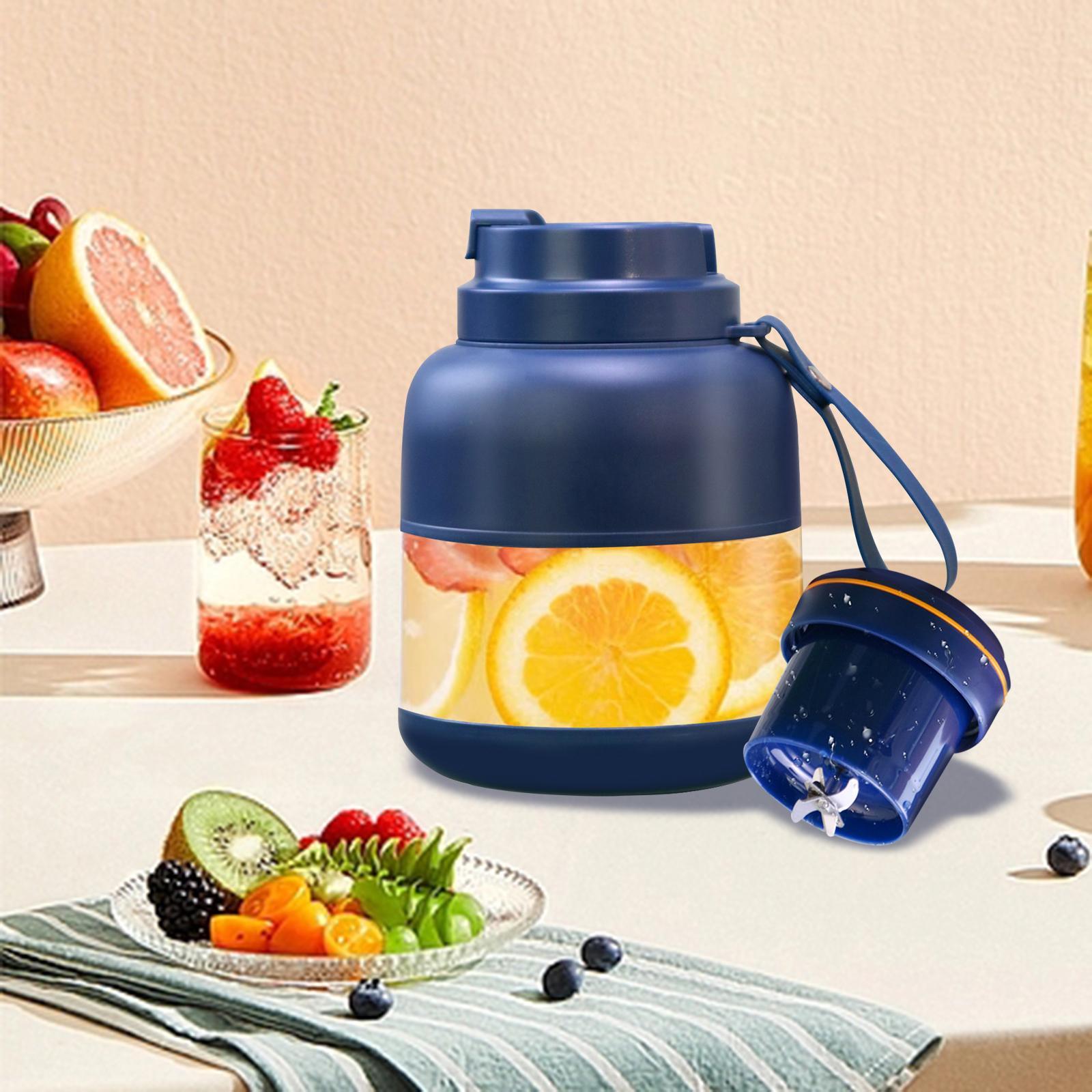 Portable Blender Personal Size Juicer Cup USB Juice Cup Multifunctional Compact Fruit Mixing Machine Smoothie Blender for Fitness Enthusiasts