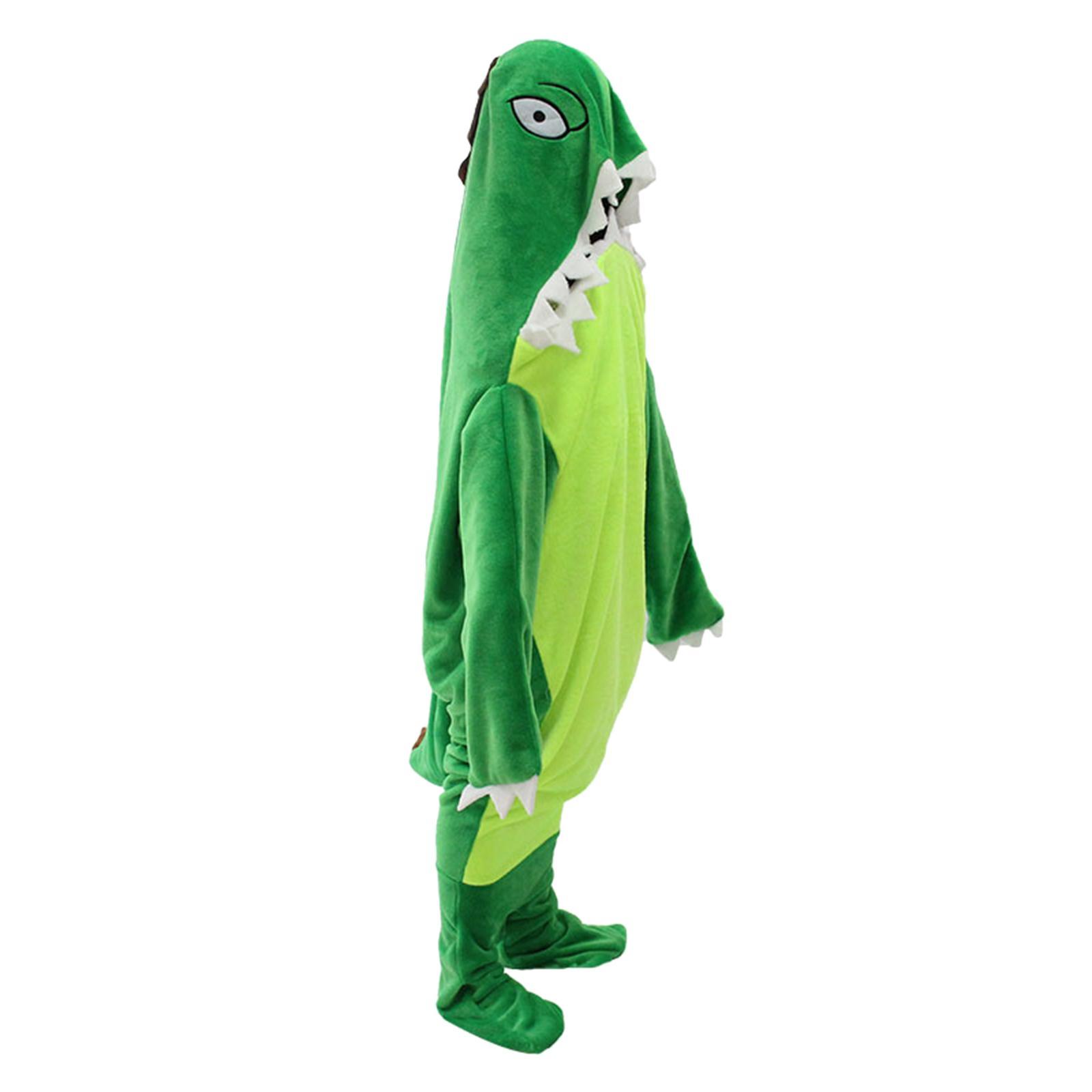 Wearable Dinosaur Blanket Hooded Blanket Sleepwear Animal Sleeping Bag