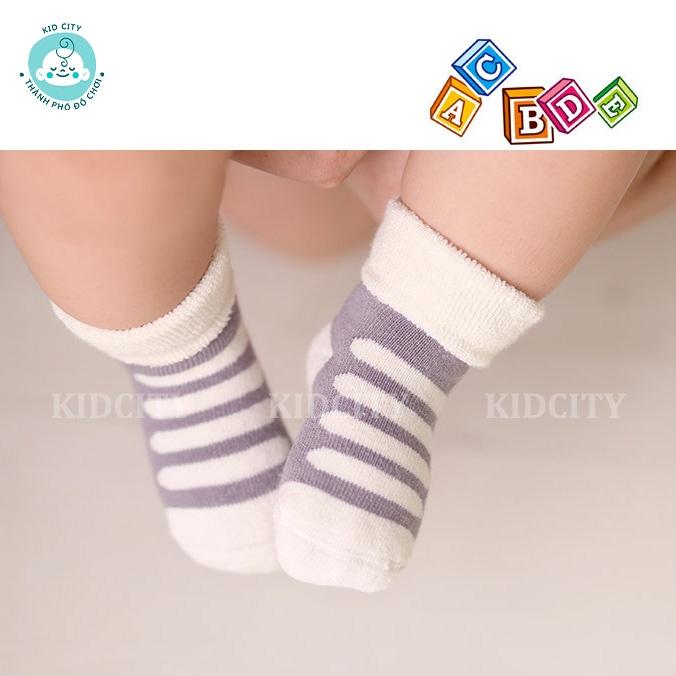 Set 5 Đôi Tất Cho Bé - Tất Trẻ Em Chất Cotton Họa Tiết Đáng Yêu