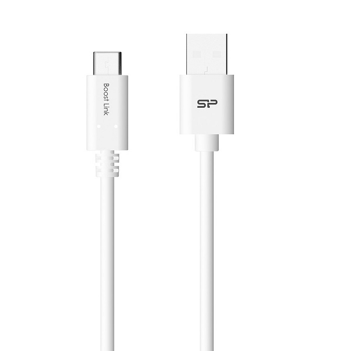 Cáp USB 2.0 TYPE-C CABLE (1M) SP LK10AC (trắng) -Hàng Chính Hãng