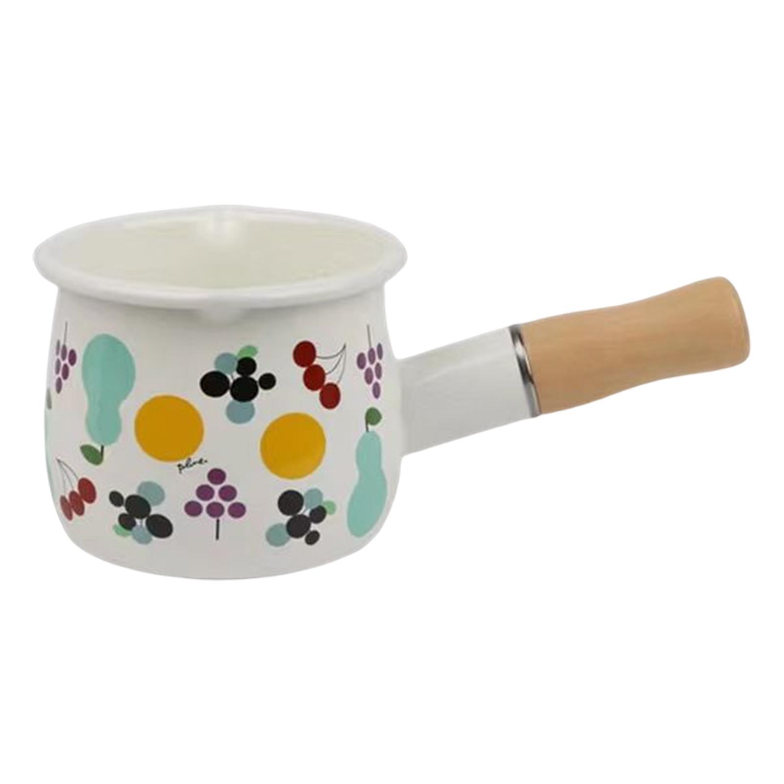 Multifunctional Sauce Pan Milk Pan Heat Resistant 550ml Small Sauce Pot for