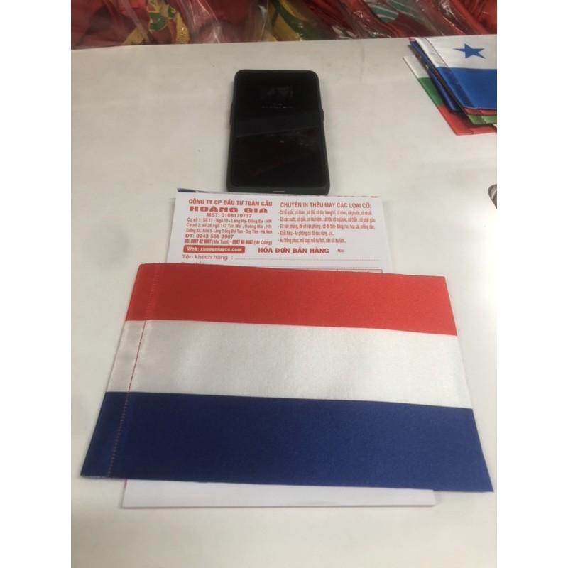 Quốc kỳ Hà Lan để bàn 14x21cm