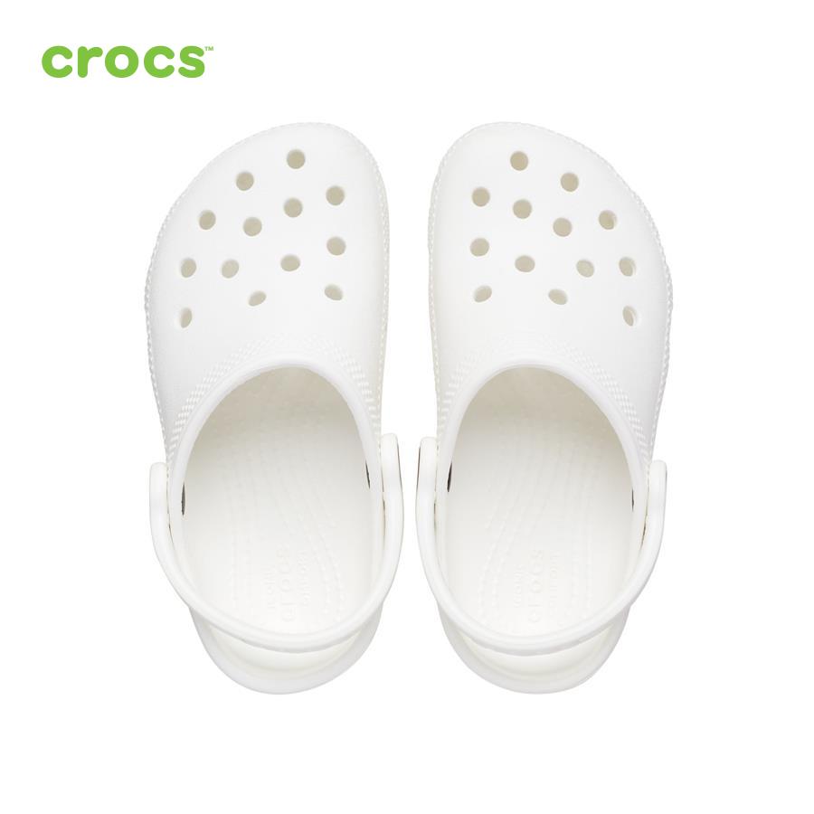 Giày lười trẻ em Crocs FW Classic Clog Toddler White - 206990-100