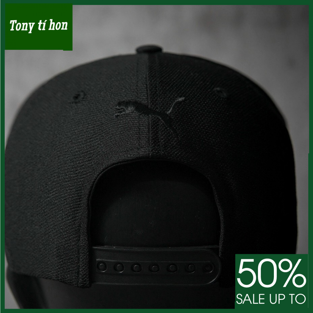 Tony tí hon -  Mũ/nón kết lưỡi trai Snapback PM GOLF thời trang nam nữ cao cấp - màu đen