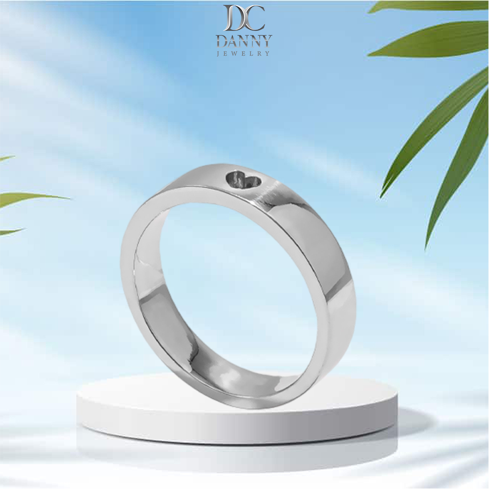 Nhẫn Nam Bạc 925 Danny Jewelry Xi Bạch Kim Cao Cấp JIOG0001