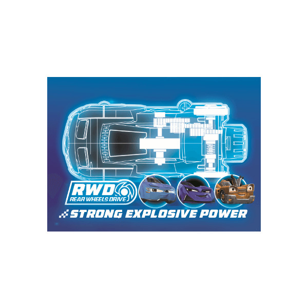 Đồ chơi điều khiển LEGEND SPARK Bộ xe đua và bệ phóng cơ bản Bolt Sấm Chớp YW222015