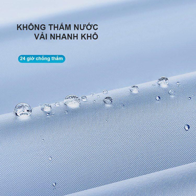 Áo mưa đi xe xẻ tà phong cách Nhật Bản mới có kính và bao tay chống mưa lạnh vải dù cao cấp kèm túi