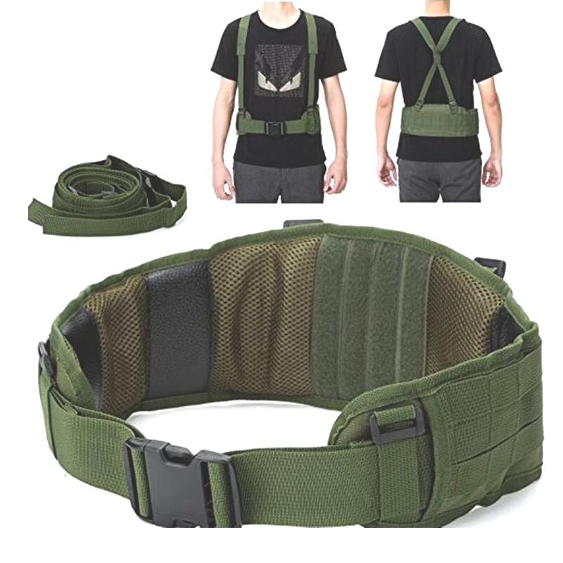 Molle Chiến Tranh Trận Thắt Lưng Dù Chiến Thuật Quân Đội Nam Quân Sự Nylon Thắt Lưng Dây Nịt Cảnh Sát Airsoft Săn Túi Tàu Sân Bay Mềm Dây Đeo Có Đệm Mút