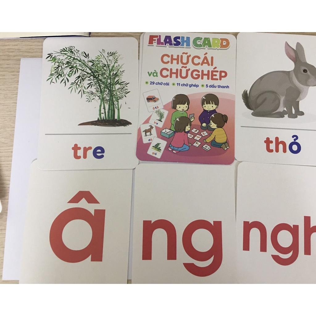 FlashCards Cho Trẻ Từ 3 Tuổi, Bộ 2 Thẻ Học Thông Minh Giúp Bé Học Đánh Vần Tiếng Việt và Làm Toán