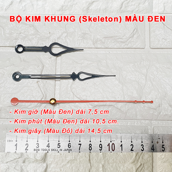 Máy Đồng Hồ Eastar J Kim Trôi Cao Cấp – Bộ Kim Tự Chọn – Tặng Pin Maxell Super Power ACE Red Dung lượng cao, Vỏ Nhôm Chống Chảy Nước