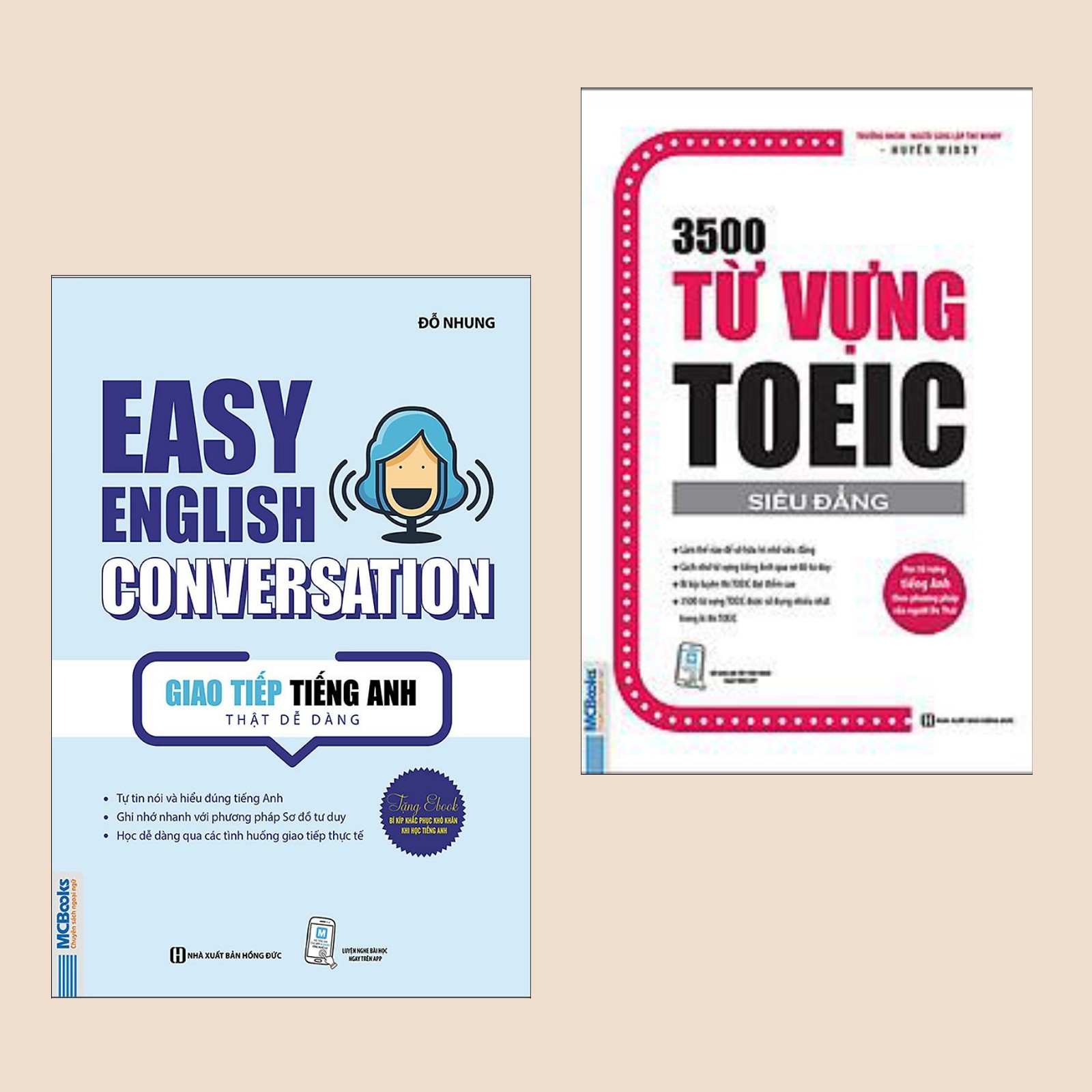 Combo: Giao Tiếp Tiếng Anh Thật Dễ Dàng - Easy English Conversation + 3500 Từ Vựng Toeic