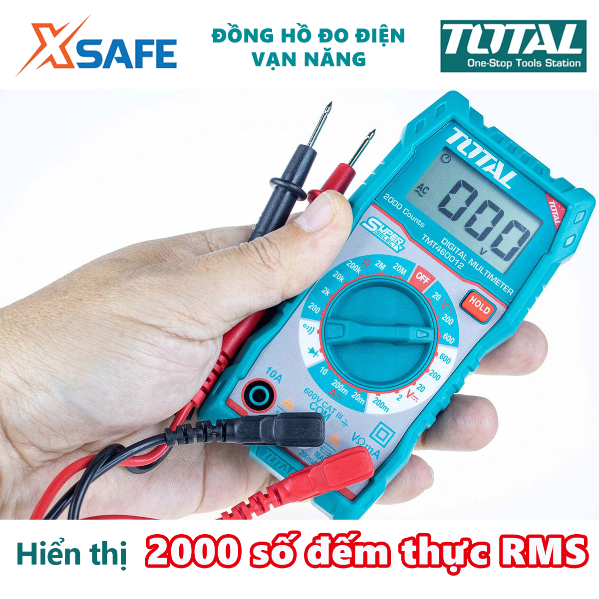 Đồng hồ đo điện vạn năng TOTAL TMT460011 Chính hãng