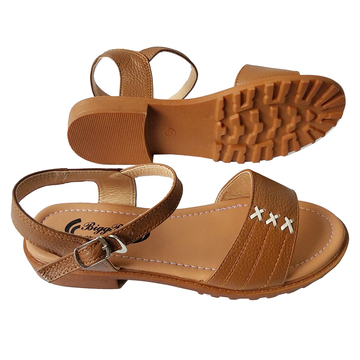 Giày Sandal Nữ BIGGBEN Da Bò Thật SDN54