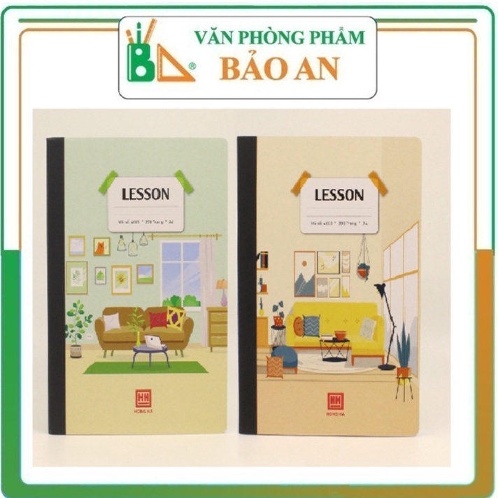 Sổ Bìa Bồi Lesson A4 HH 200 Trang – 4603 Phù Hợp Cho Học Sinh, Sinh Viên, Văn Phòng Ghi Chép Thông Tin Cần Thiết Tông Màu Pastel Nhẹ Nhàng, Bắt Mắt.