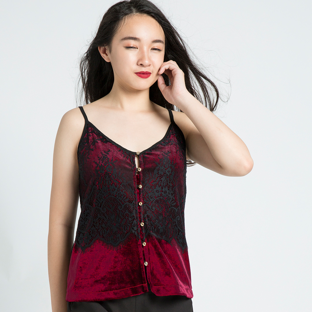 Áo Hai Dây Nhung Hity TOP080