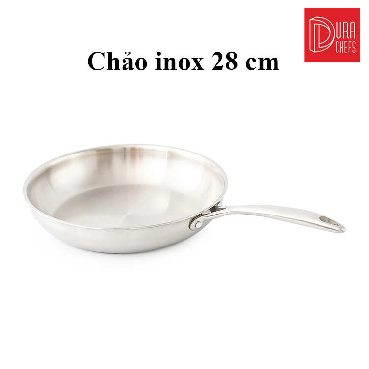 Chảo Inox Nguyên Khối 3 Lớp DuraChefs