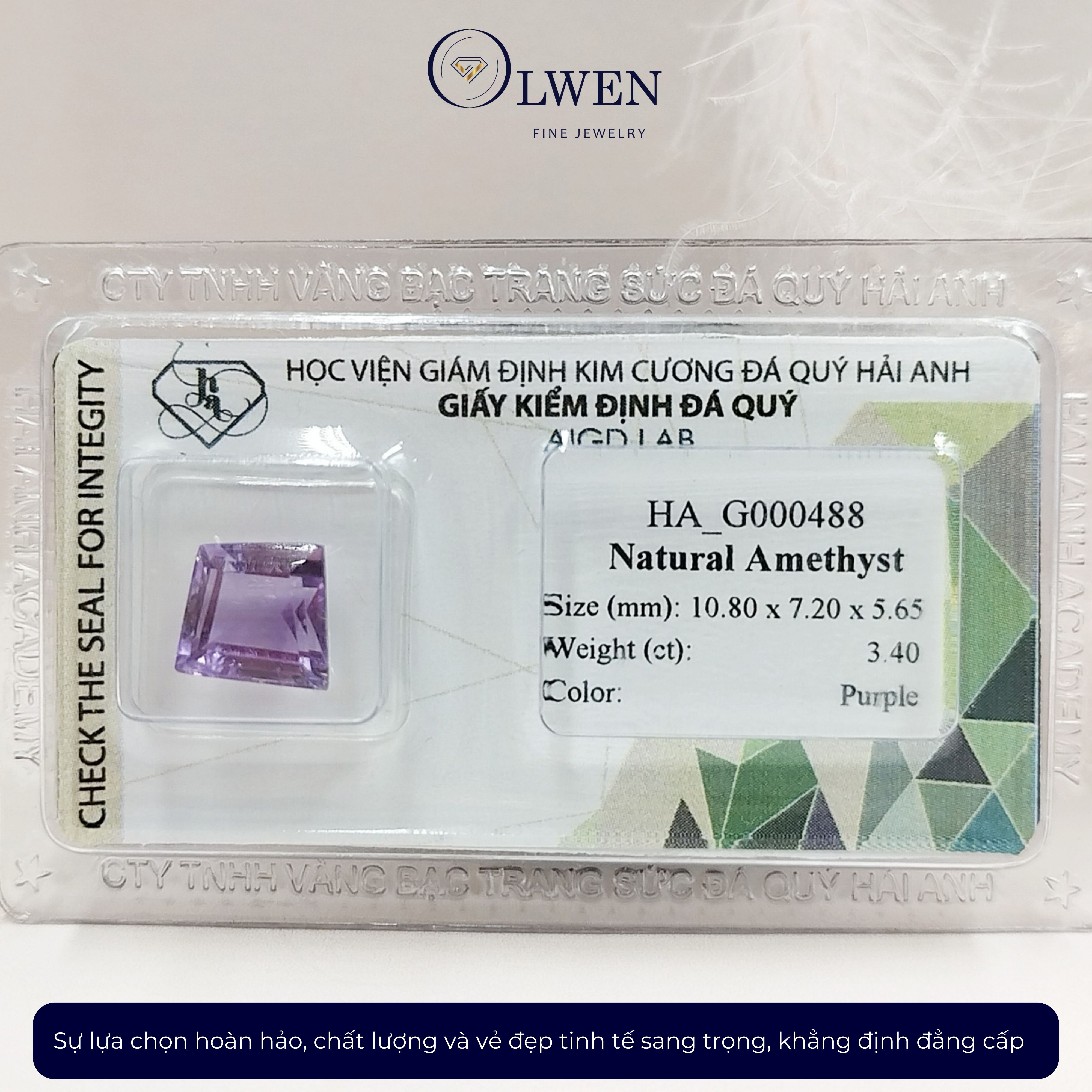 Viên đá thạch anh tím thiên nhiên_HA-G000488