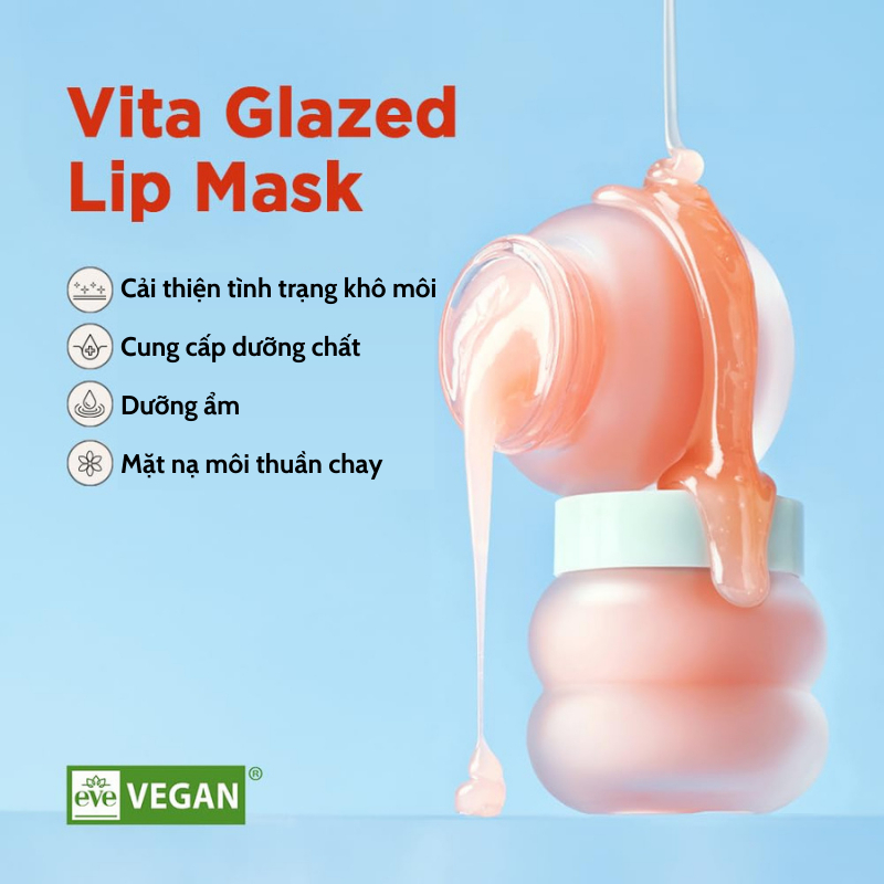 Mặt Nạ Ngủ Dưỡng Môi Làm Mềm Hồng Môi Tocobo Vita Glazed Lip Mask 20ml