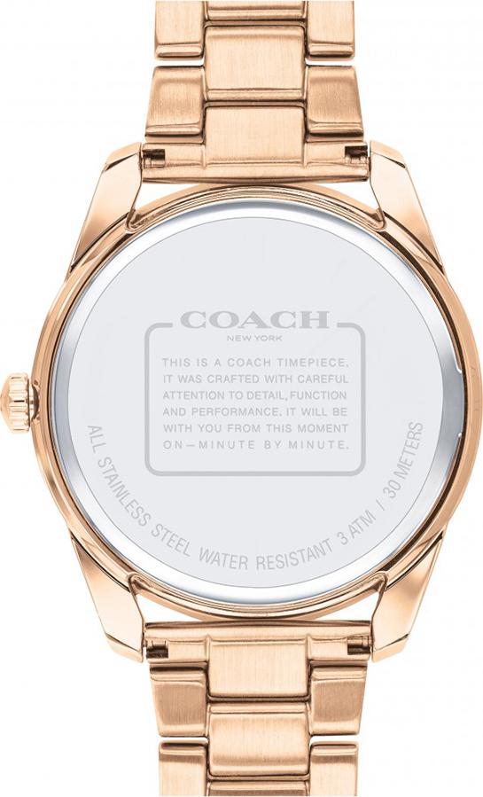 Đồng Hồ Coach 14503267 Nữ Đính Swarovski Lịch Thứ Ngày 36mm