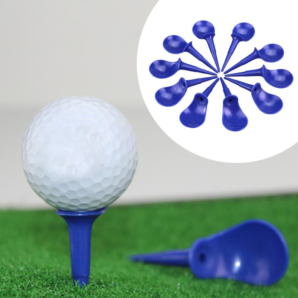 2x 10 PCS Blue Plastic Novelty Chair Shape Golf Tees Training Aids Equipment