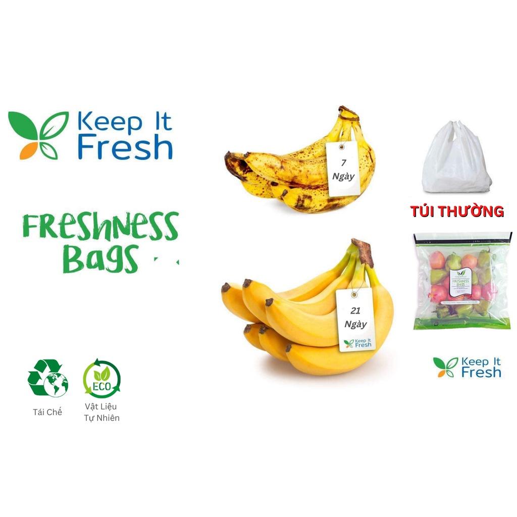 SET 20 Cái Bao Bảo Quản ZIP FRESHNESS BAGS KIF Cho Trái Cây Rau Củ Tươi Lâu