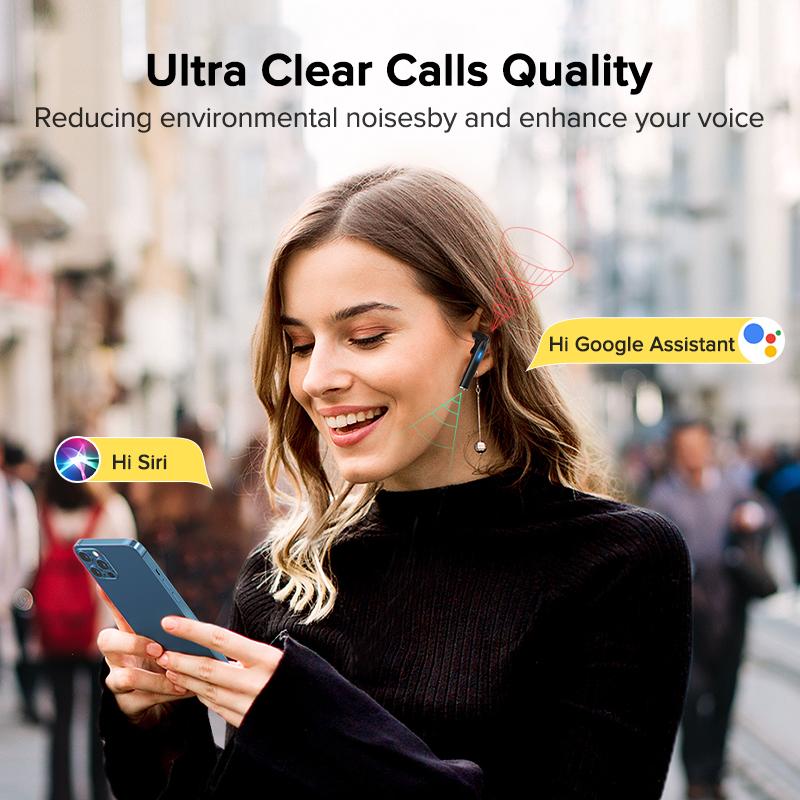 Bluetooth Tai Nghe Không Dây Tai Nghe Bass Thể Thao Chống Thấm Nước Tai Nghe Nhét Tai Có Mic Dành Cho Điện Thoại