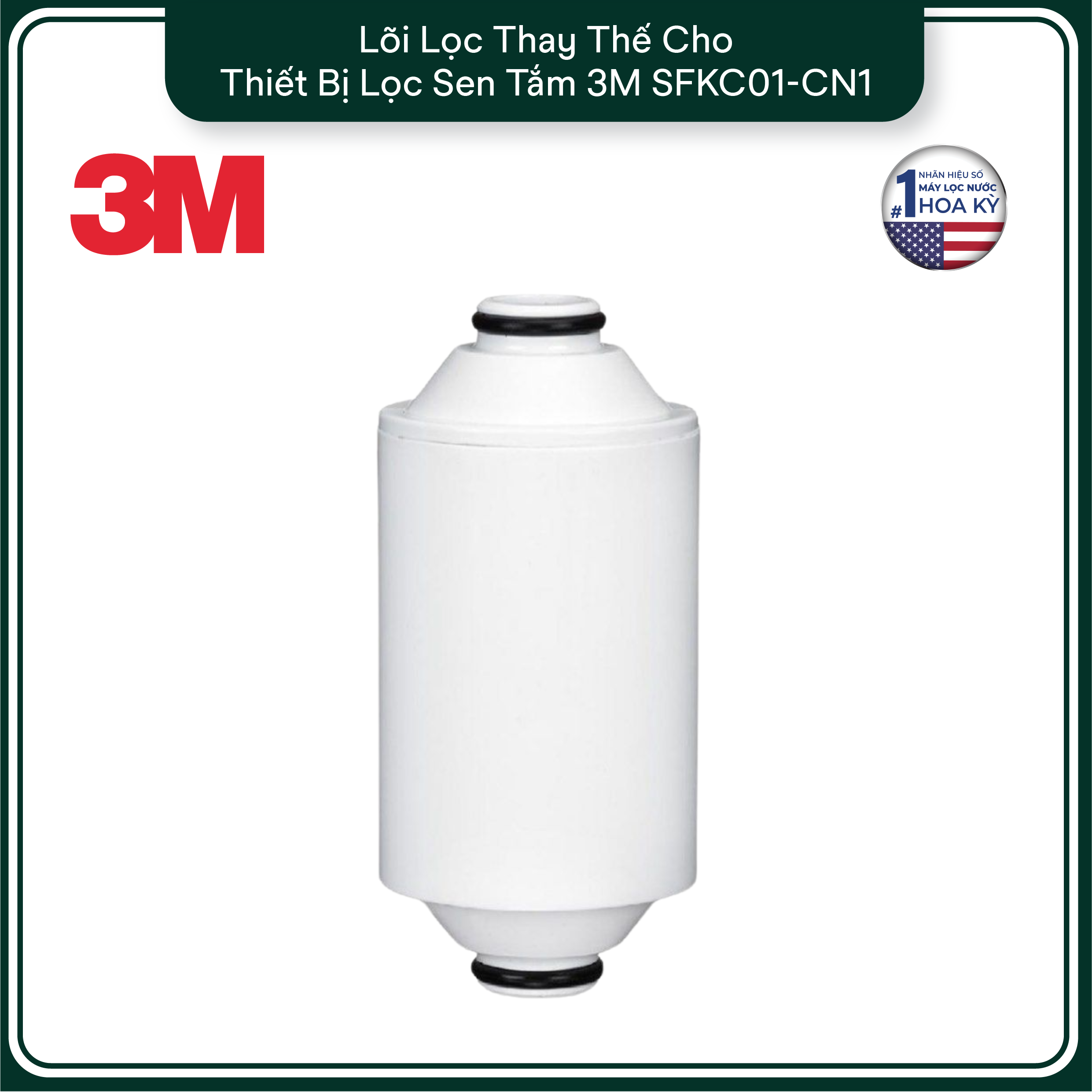Lõi thay thế cho thiết bị lọc sen tắm 3M SFKC01-CN1 - Hàng Chính Hãng