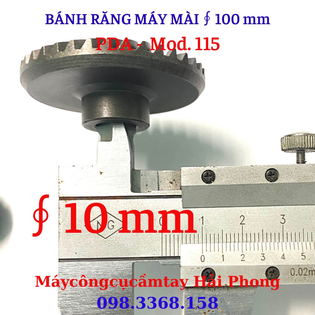 Bánh Răng Máy mài góc Máy Mài MTTQ F100 - Mod. PDA115