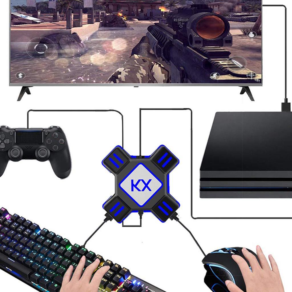 Gaming Keyboard Mouse Adapter Console USB Converter for S/X