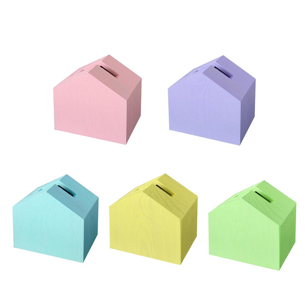 Wooden Tissue Box Cover Home Car Office Paper Napkin Holder Box
