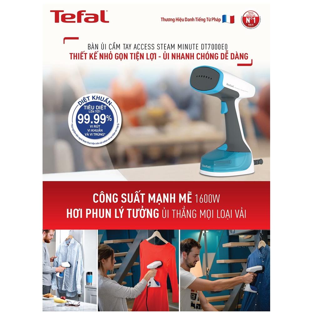 Bàn ủi hơi nước cầm tay tiện lợi Tefal DT7000E0 - Hàng Chính Hãng