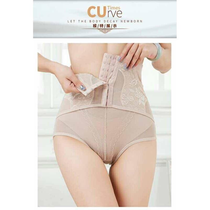 Quần gel bụng 3 nấc cài khuy