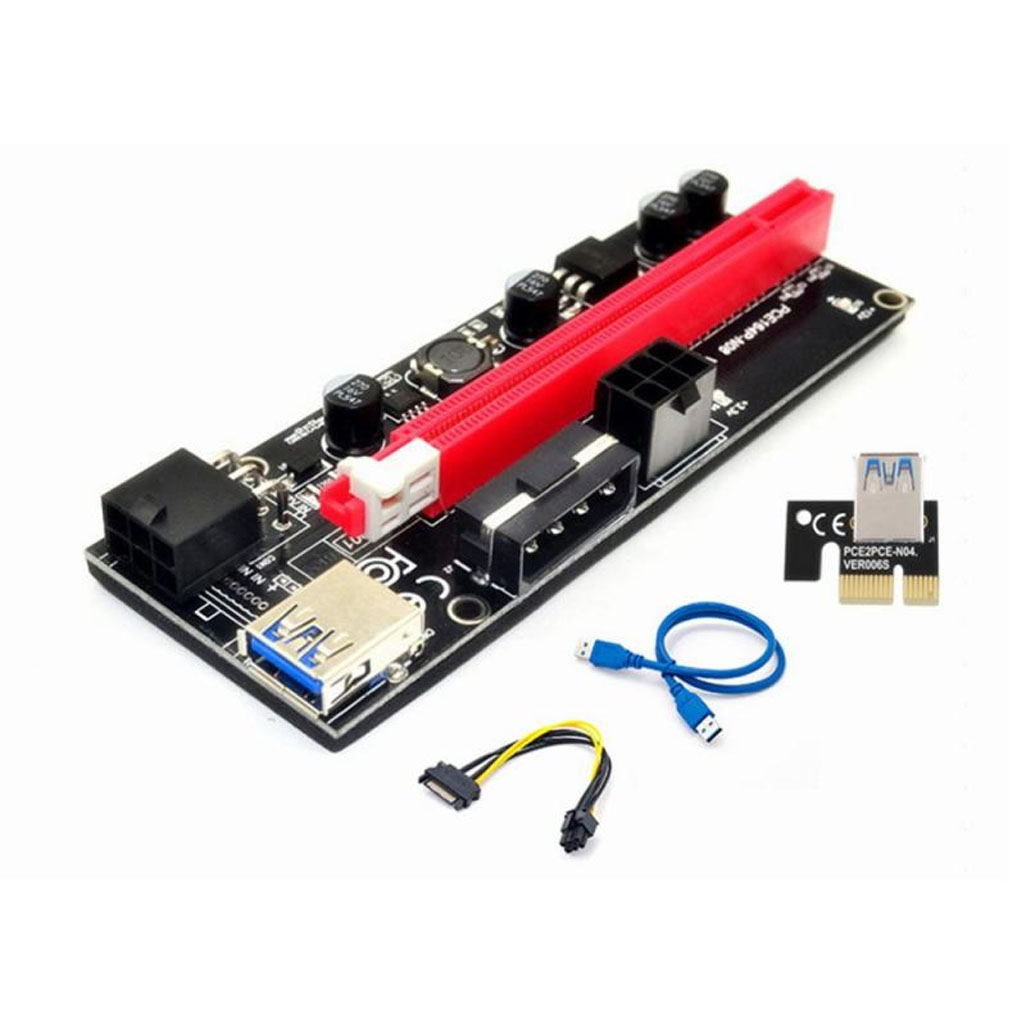 Thẻ Đồ Họa PCI-E Riser 009S 16X Cổng USB 3.0 Dành Riêng Cho Bộ Điều Hợp Cáp Mở Rộng PCIE Chất Lượng Cao