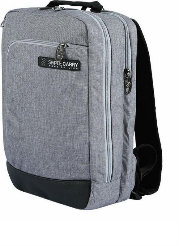 Balo Simplecarry M-CITY (34 x 24cm) - Grey