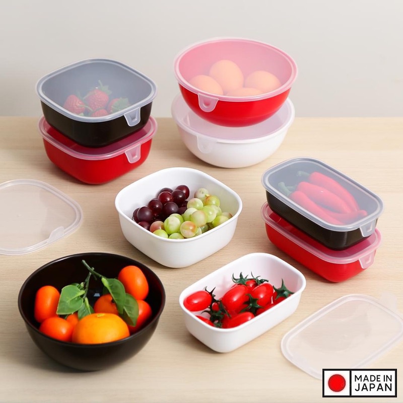 Hộp nhựa dùng trong lò vi sóng Nakaya 480mL - Hàng nội địa Nhật Bản nhập khẩu chính hãng