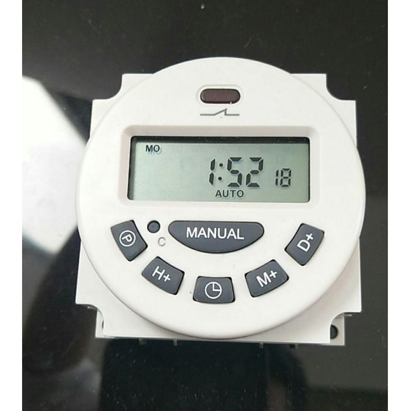 LCD Power Digital Time Switch Weekly Programmable Timer 12V Power Supply