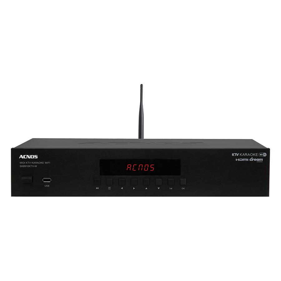 Đầu Karaoke Wifi Acnos SK8910KTV-W (Đen) - Hàng Chính Hãng