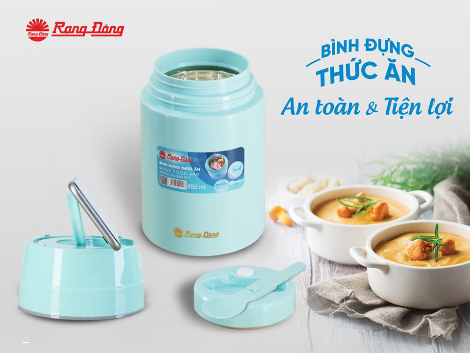 Bình Đựng Cháo, Thức Ăn Rạng Đông AN TOÀN TIỆN LỢI