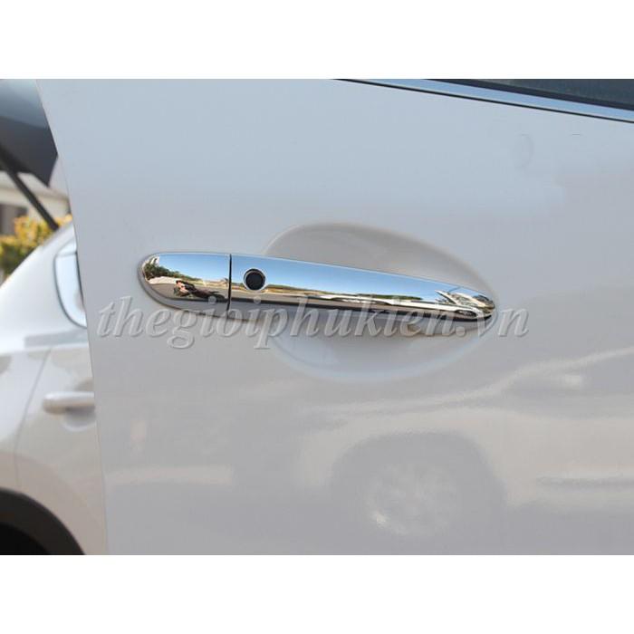 Bộ ốp tay nắm, hõm cửa xe Mazda 3 mạ Crom