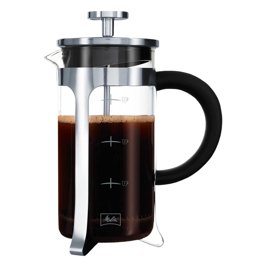 Bình Pha Cà Phê 3 Tách French Press Melitta Premium