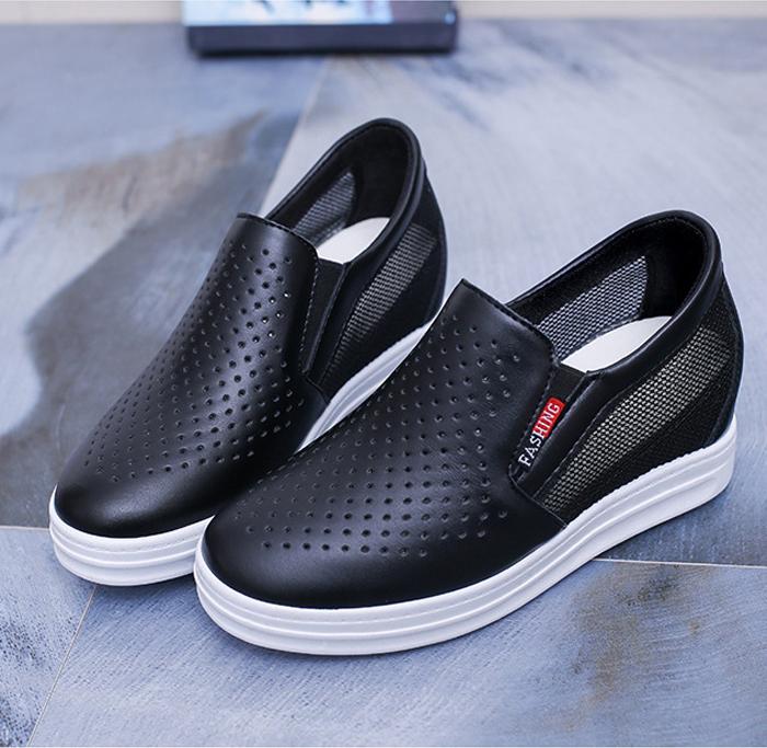 Giày Sneaker Nữ Độn Đế 6cm Da PUMã H35