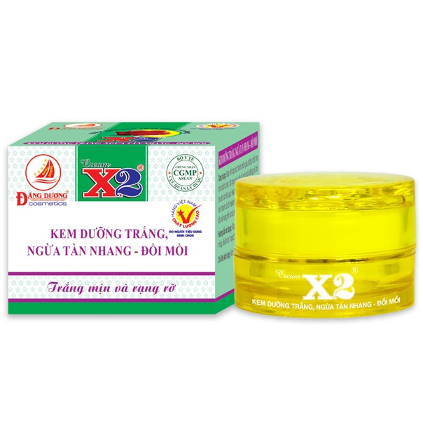 KEM DƯỠNG TRẮNG DA, NGỪA TÀN NHANG ĐỒI MỒI CREAM X2 15g