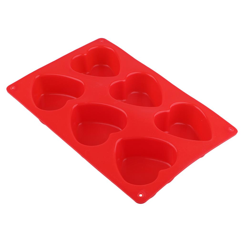 Wedding DIY heart Cake Decors Mold Silicone Moulds Fondant Baking Mould