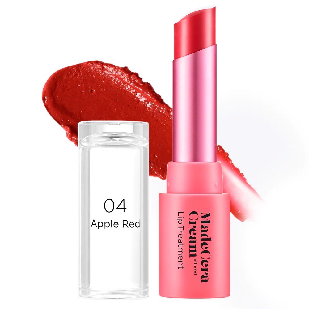 Son Dưỡng Làm Mềm Môi Skinrx Lab MadeCera Cream Lip Treatment 04 Apple Red - HSD: 12/01/2023