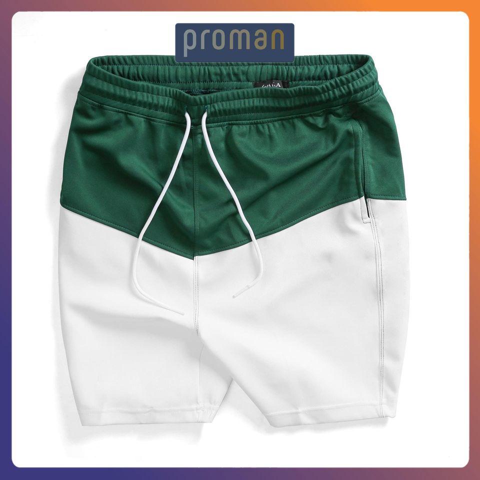 Quần short nam siêu cao cấp xuất khuaaru xịn xò, quần đùi nam ngắn đẹp cao cấp đáng họa tiết trơn QD03 - PROMAN