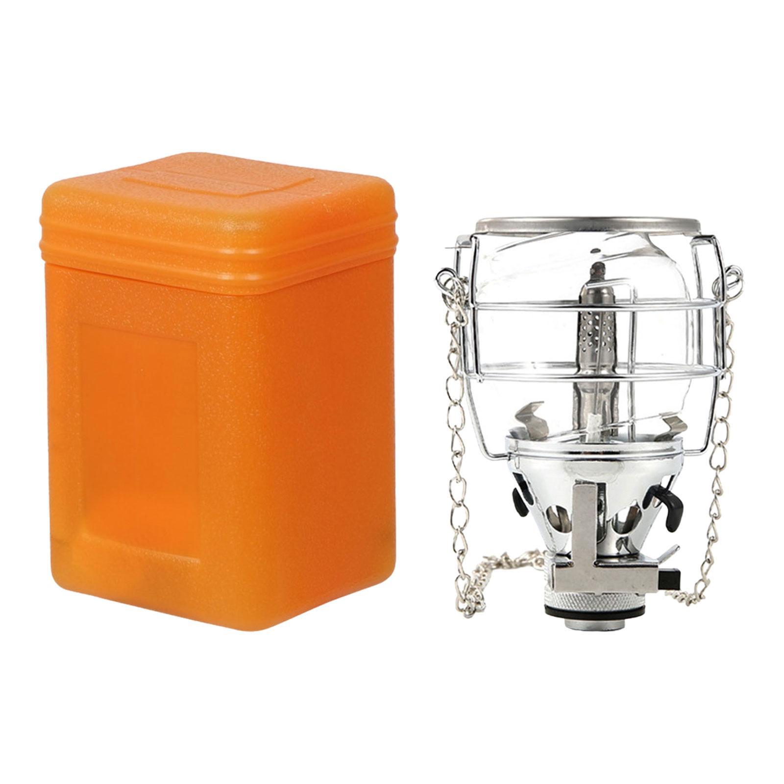 Gas Lantern Camping Lights Fuel Lamp Lighting Gear with Carry Case Outdoor Light Tent Lantern for Picnic Backpacking Travel Trekking