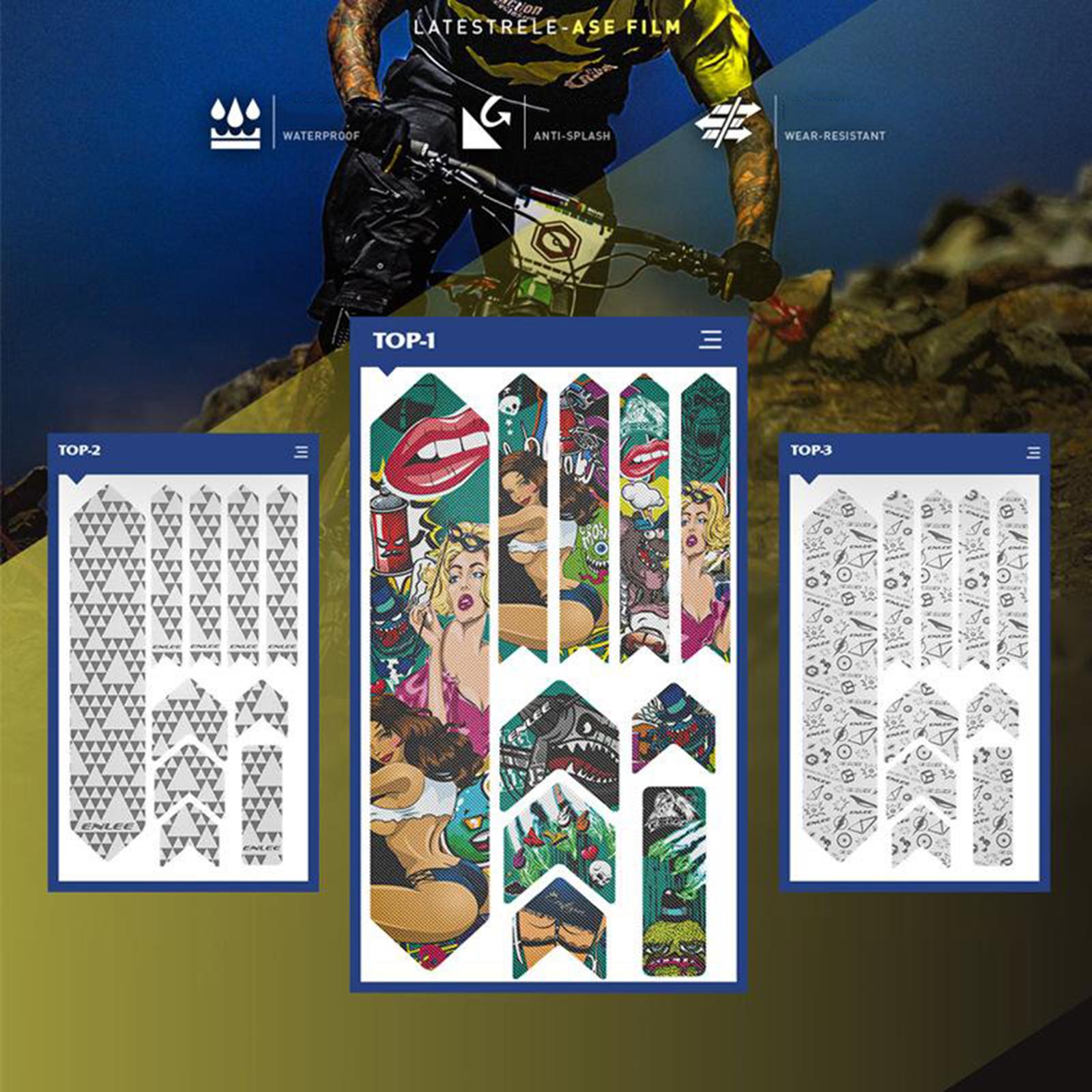 Bike Frame Protector Guard MTB Road Bicycle Sticker Decorative Tape