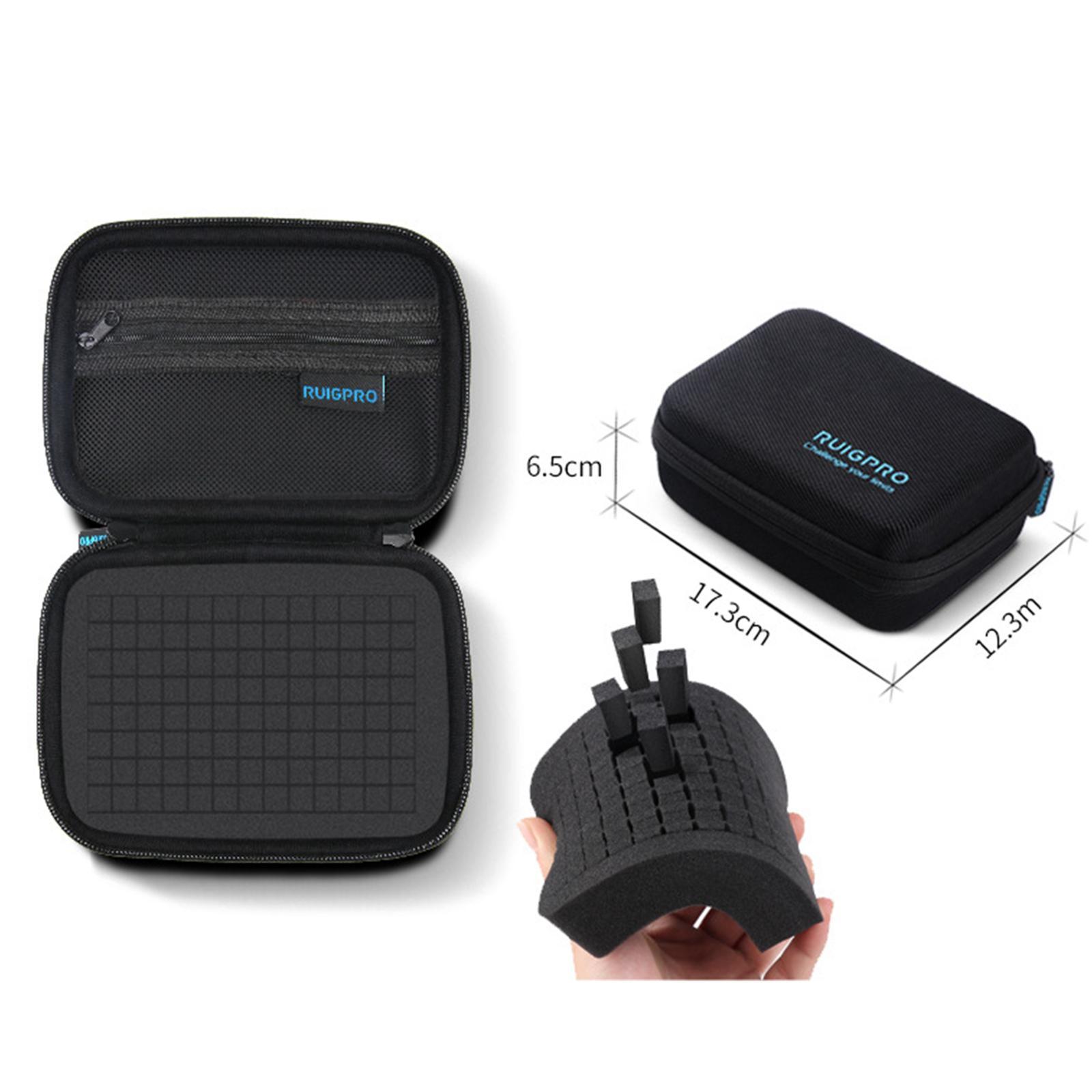 Carrying Case Shock- Portable Travel Bag Action Camera  17.3x12.3x6.5cm